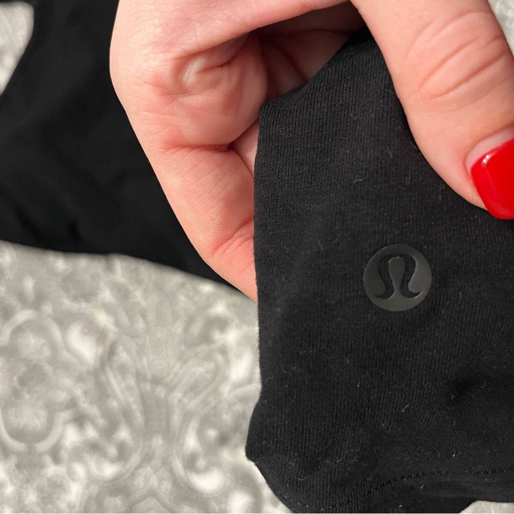 Cotton tank top style bodycon dress. Built in lululemon sports bra. - Picture 3 of 3